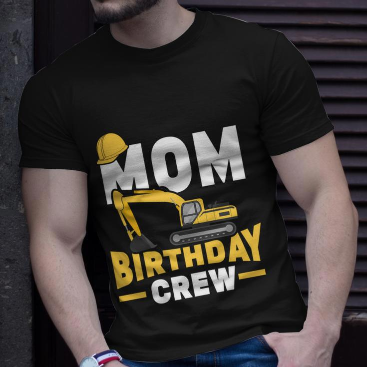 Construction Birthday Party Digger Mom Birthday Crew T-shirt Gifts for Him