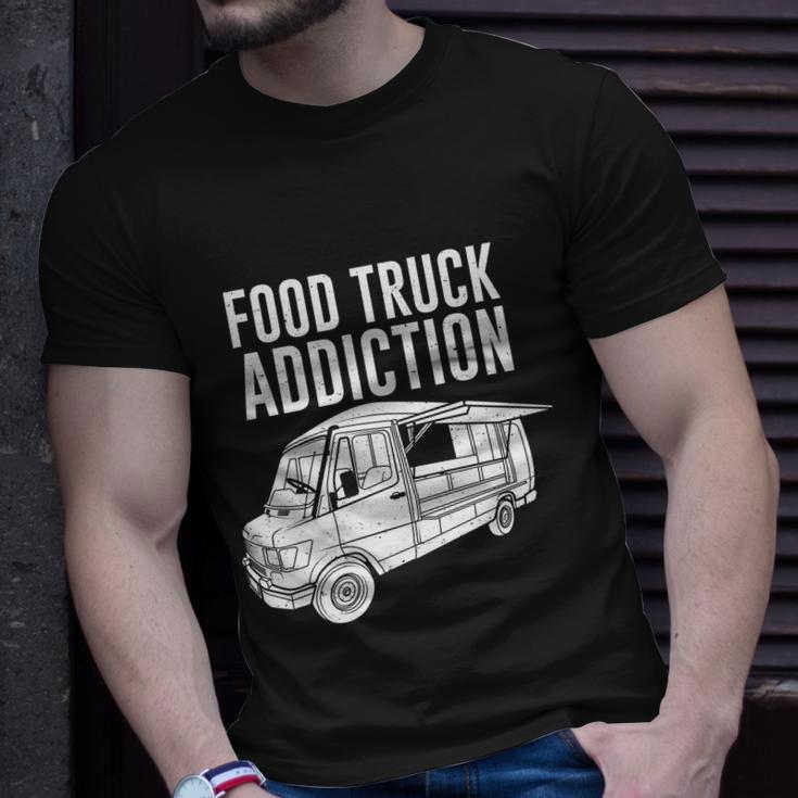 Cool Food Truck Gift Funny Food Truck Addiction Gift Unisex T-Shirt Gifts for Him