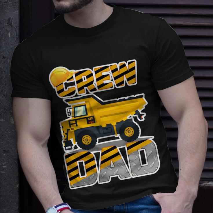 Dad Birthday Crew Construction Party T-shirt Gifts for Him