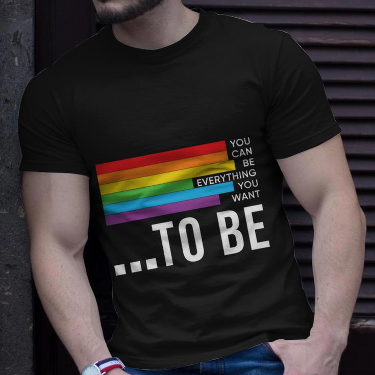 Dare To Be Yourself Lgbt Pride Month Unisex T-Shirt Gifts for Him