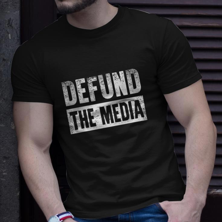 Defund The Media Tshirt Unisex T-Shirt Gifts for Him
