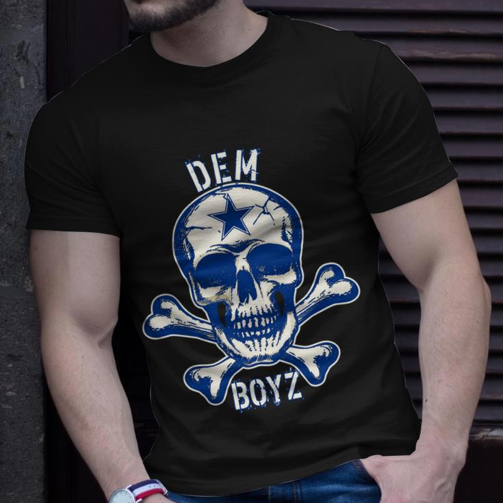 Dem Boyz Dallas Skull Crossbones Star Texas Fan Pride Unisex T-Shirt Gifts for Him