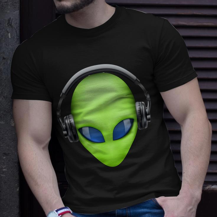 Dj Alien Headphones Tshirt Unisex T-Shirt Gifts for Him