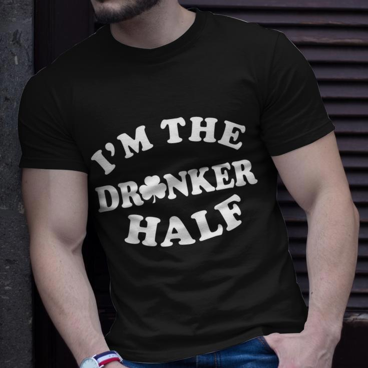 Im The Drunker Half Irish Shamrock St Patricks Day T-Shirt T-Shirt Gifts for Him