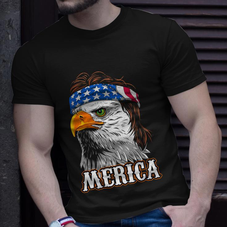 Eagle Mullet 4Th Of July Cool Gift Usa American Flag Merica Gift Unisex T-Shirt Gifts for Him