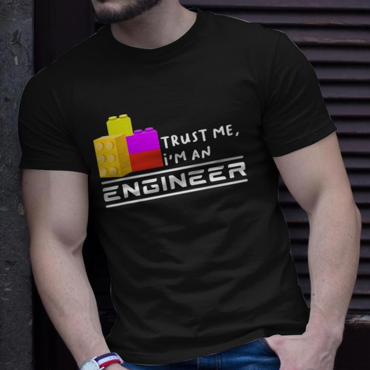 Engineer Kids Children Toy Big Building Blocks Build Builder Unisex T-Shirt Gifts for Him