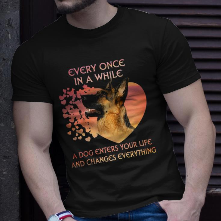 Every Once In A While A Dutch Shepherd Enters You Life Unisex T-Shirt Gifts for Him