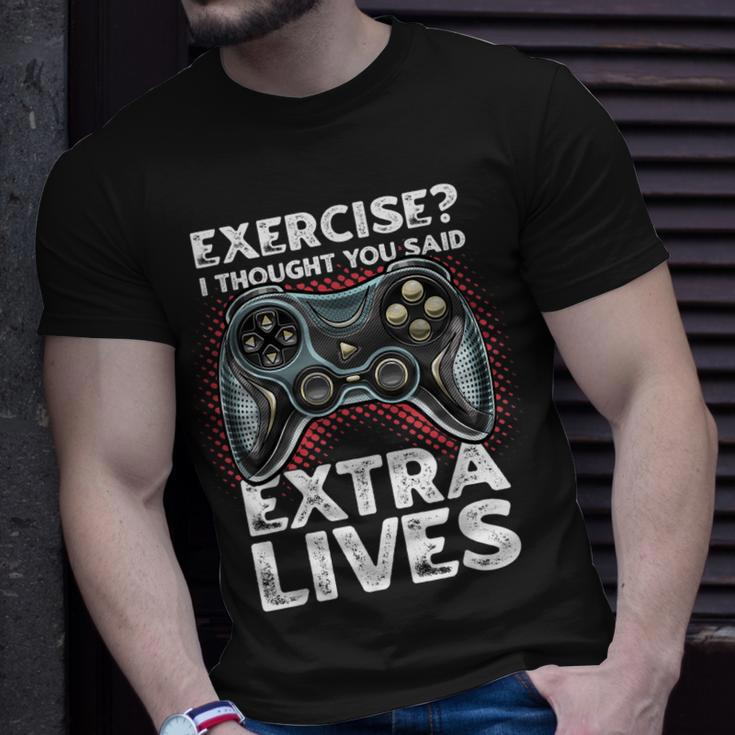 Extra Lives Video Game Controller Retro Gamer Boys V9 T-shirt Gifts for Him