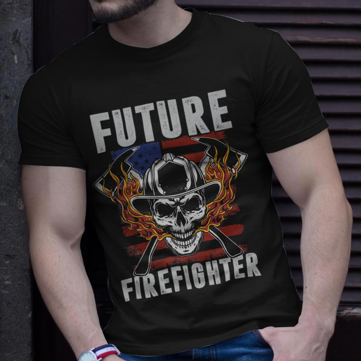 Firefighter Future Firefighter Profession Unisex T-Shirt Gifts for Him