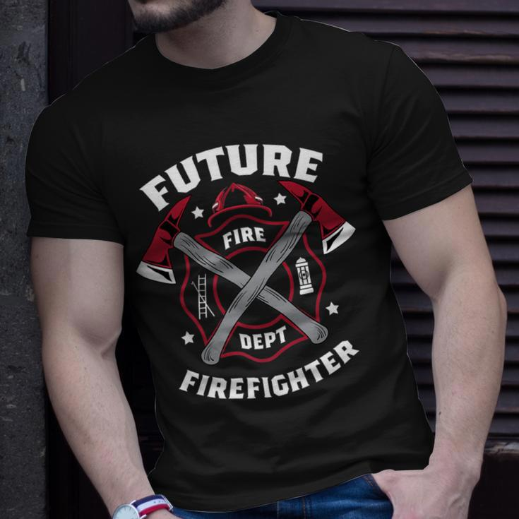 Firefighter Future Firefighter Volunteer Firefighter V2 Unisex T-Shirt Gifts for Him