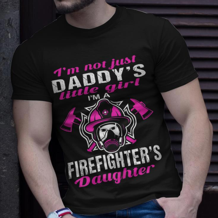Firefighter Proud Daughter Of Firefighter Dad Funny Firemans Girl Unisex T-Shirt Gifts for Him