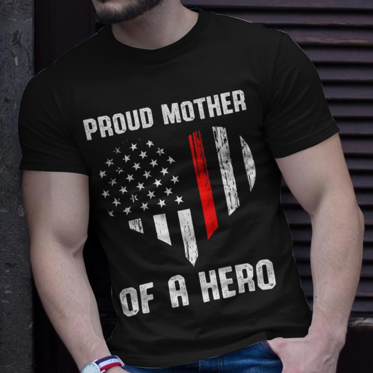 Firefighter Proud Mother Of A Firefighter Unisex T-Shirt Gifts for Him
