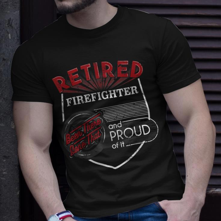 Firefighter Retired Firefighter Firefighter Retirement Gift Unisex T-Shirt Gifts for Him