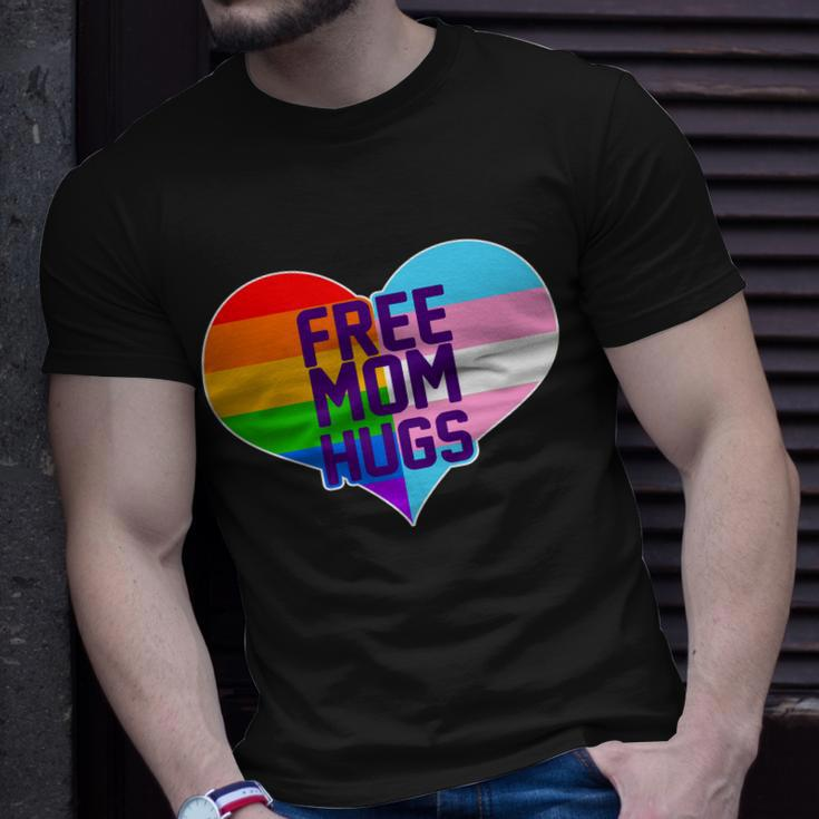 Free Mom Hugs Lgbt Support Tshirt Unisex T-Shirt Gifts for Him