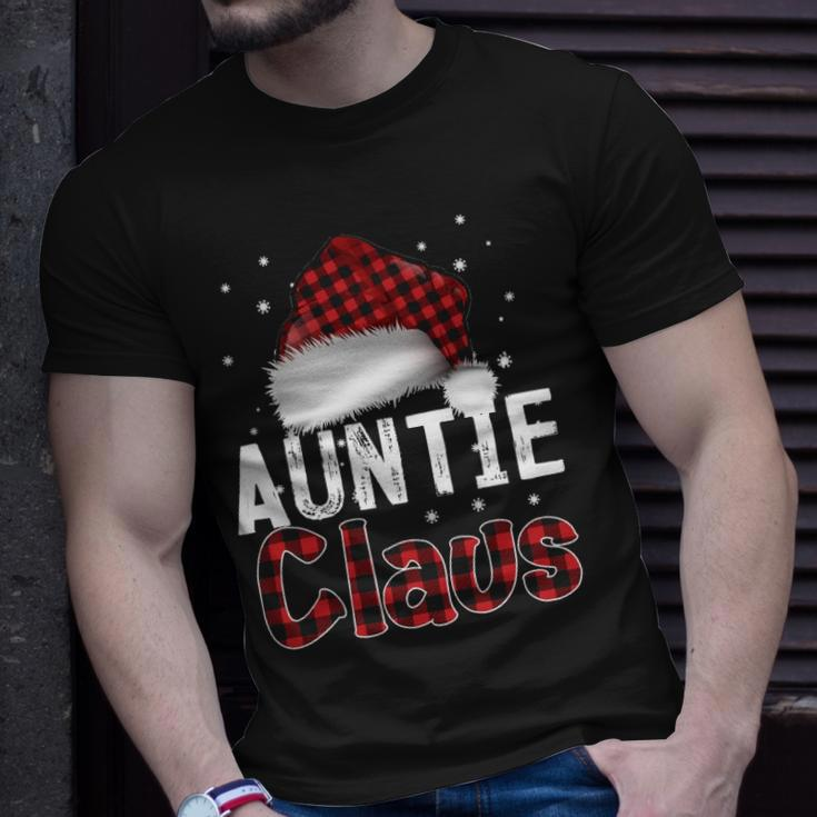 Fun Santa Hat Christmas Costume Family Matching Auntie Claus Unisex T-Shirt Gifts for Him