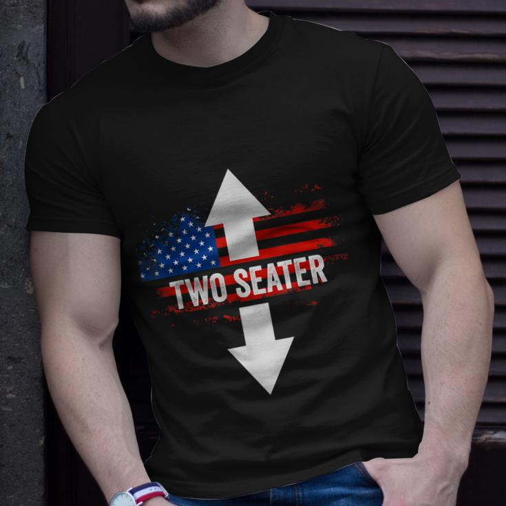 Funny 4Th Of July Dirty For Men Adult Humor Two Seater Tshirt Unisex T-Shirt Gifts for Him