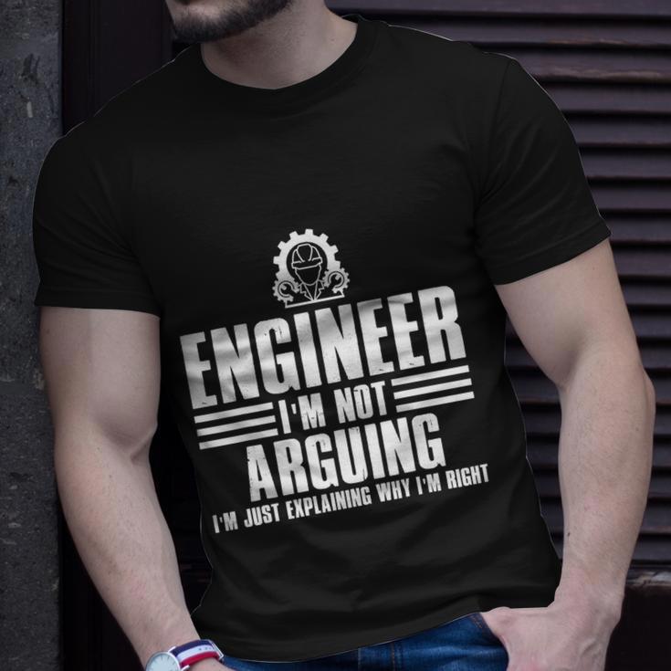 Funny Engineer Art Mechanic Electrical Engineering Gift Unisex T-Shirt Gifts for Him