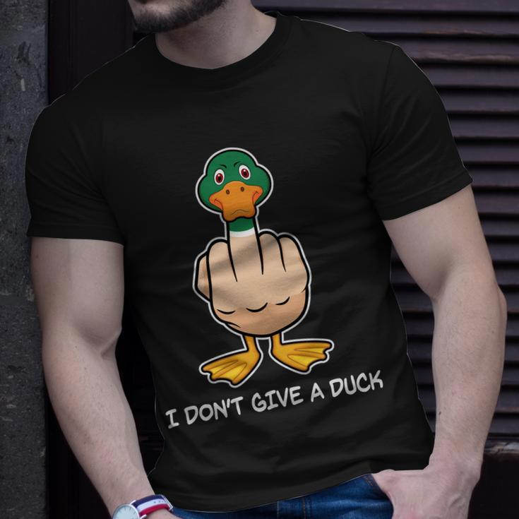 Funny I Dont Give A Duck Tshirt Unisex T-Shirt Gifts for Him