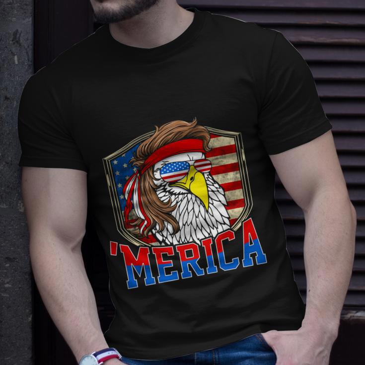 Funny July 4Th Cute Gift Merica 4Th Of July Bald Eagle Mullet Gift Unisex T-Shirt Gifts for Him