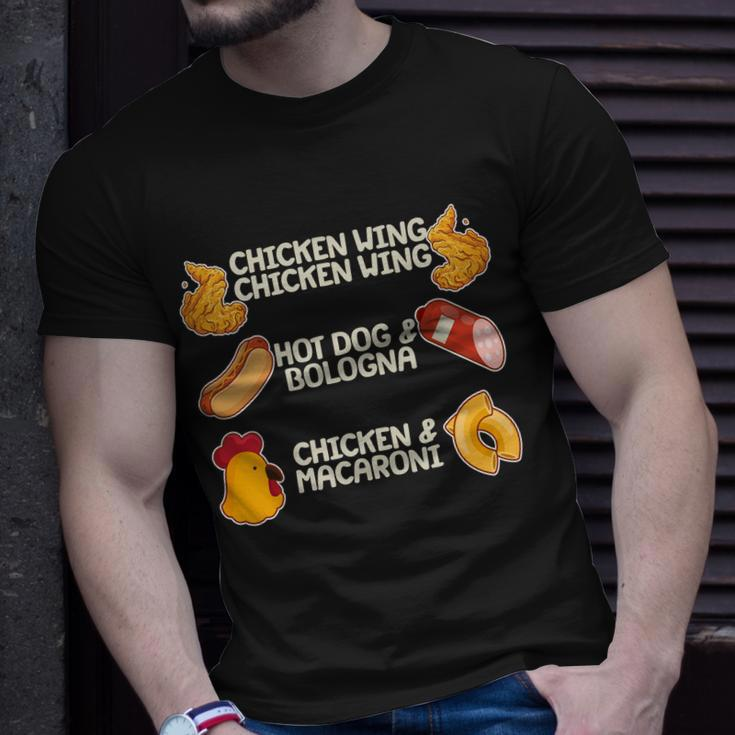 Funny Viral Chicken Wing Song Meme Unisex T-Shirt Gifts for Him