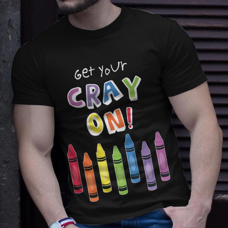 Get Your Cray On Crayon Tshirt Unisex T-Shirt Gifts for Him