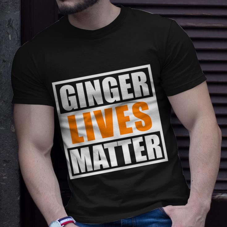 Ginger Lives Matter Funny Irish St Patricks Day Tshirt Unisex T-Shirt Gifts for Him