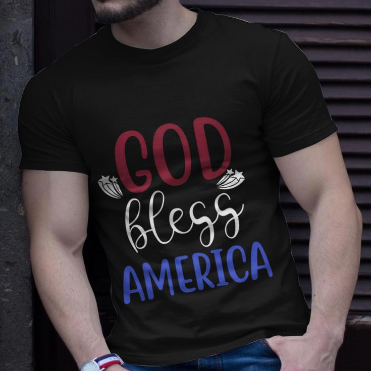 God Bless America 4Th July Patriotic Independence Day Gift Unisex T-Shirt Gifts for Him