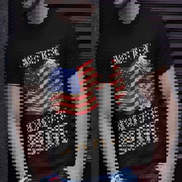 God Bless America Eagle Land Of The Free Home Of The Brave T-shirt Gifts for Him