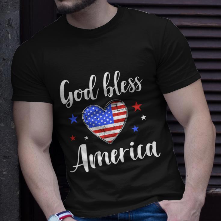 God Bless America For Patriotic Independence Day 4Th Of July Gift Unisex T-Shirt Gifts for Him