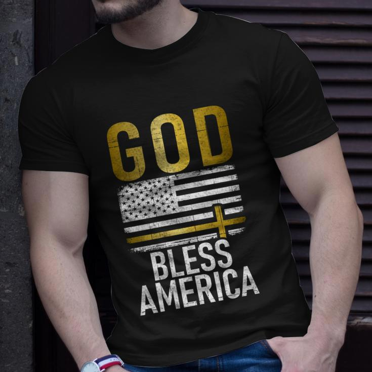 God Bless America Usa 4Th July Independence Gift Unisex T-Shirt Gifts for Him
