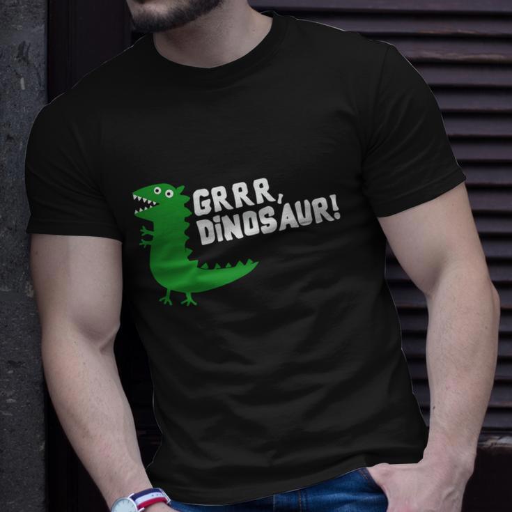 Grrr Mr Dinosaur Unisex T-Shirt Gifts for Him