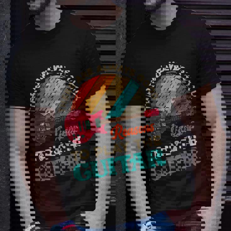 Guitarist Music Guitar Player Musician Retro Guitar T-shirt Gifts for Him