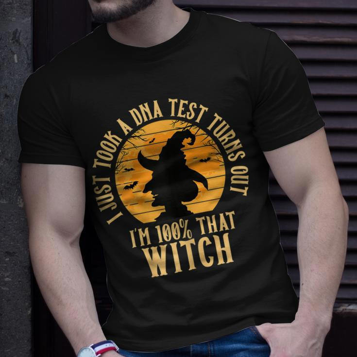 Halloween Witch Motif I Am 100% That Witch Unisex T-Shirt Gifts for Him