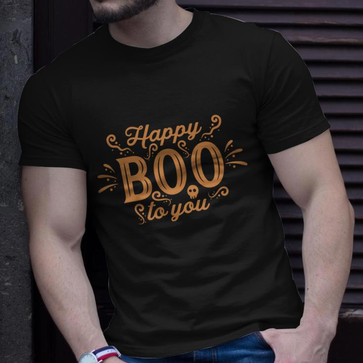 Happy Boo To You Halloween Quote Unisex T-Shirt Gifts for Him