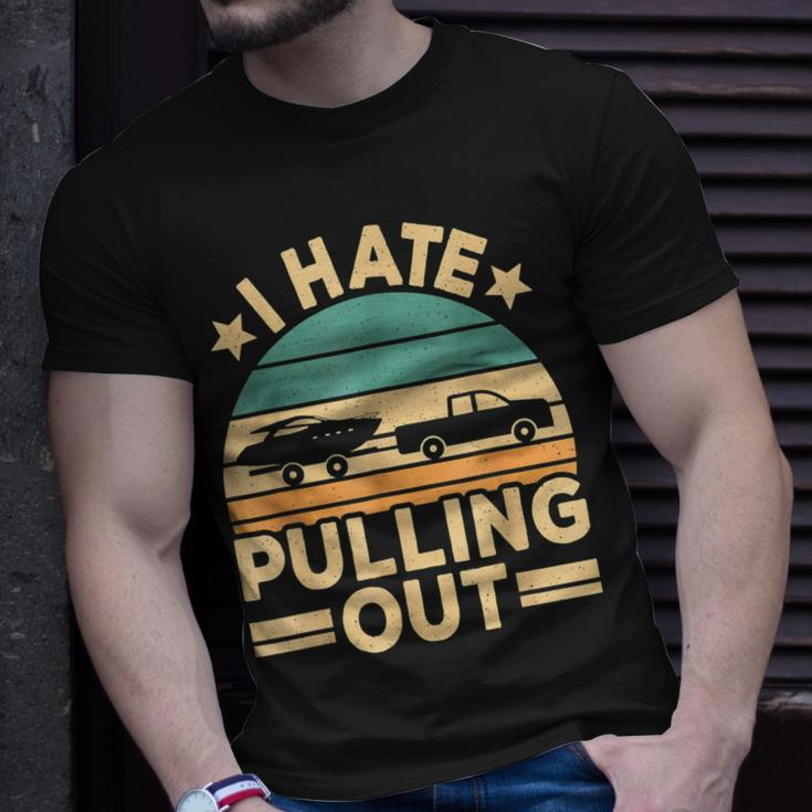 I Hate Pulling Out Boating Retro Boat Captain V2 T-shirt Gifts for Him