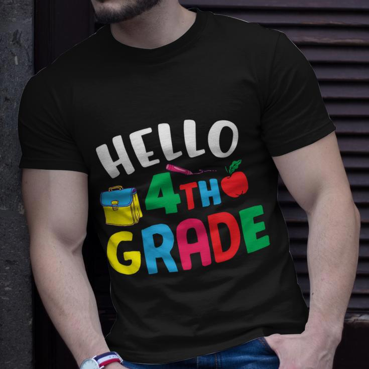 Hello 4Th Grade Back To School V2 Unisex T-Shirt Gifts for Him