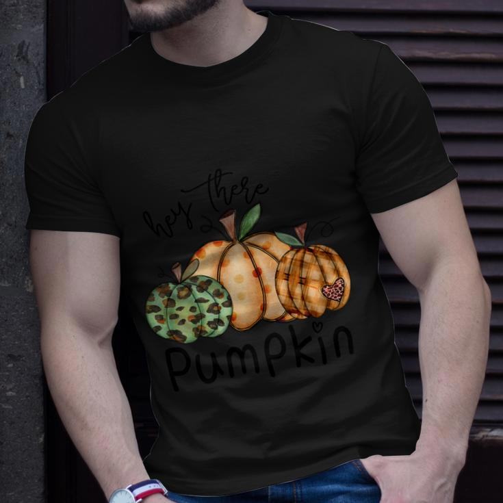 Hey There Pumpkin Thanksgiving Quote Unisex T-Shirt Gifts for Him