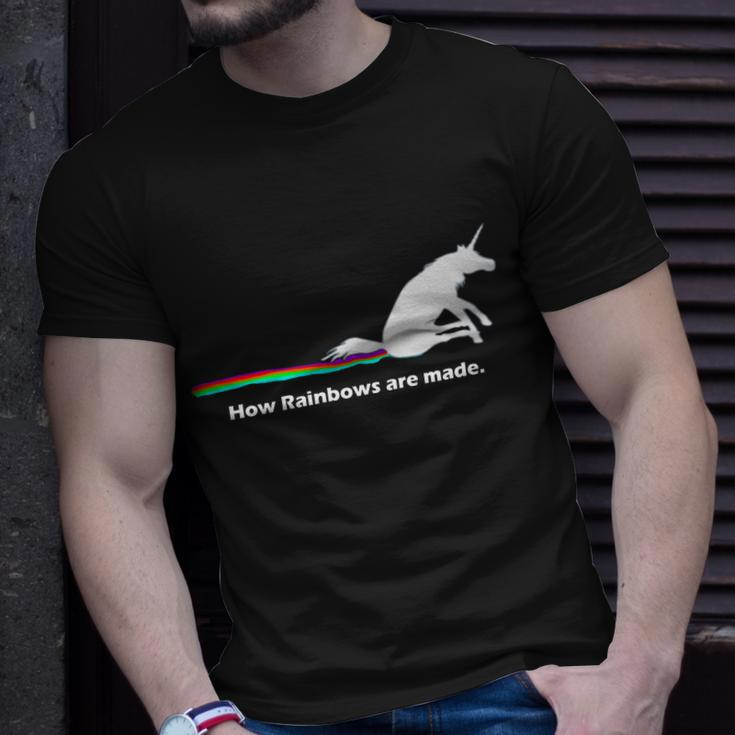 How Rainbows Are Made Unicorn Tshirt Unisex T-Shirt Gifts for Him