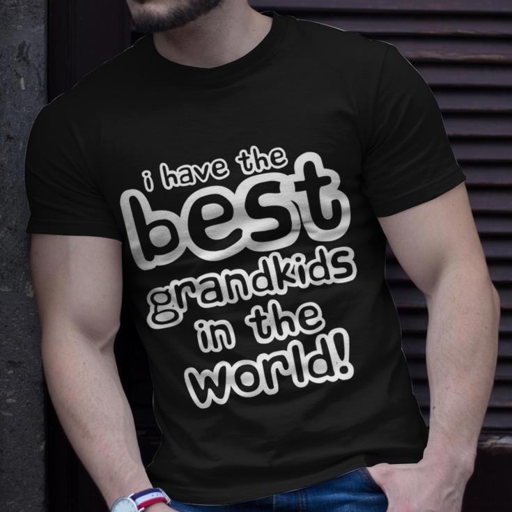 I Have The Best Grandkids In The World Tshirt Unisex T-Shirt Gifts for Him