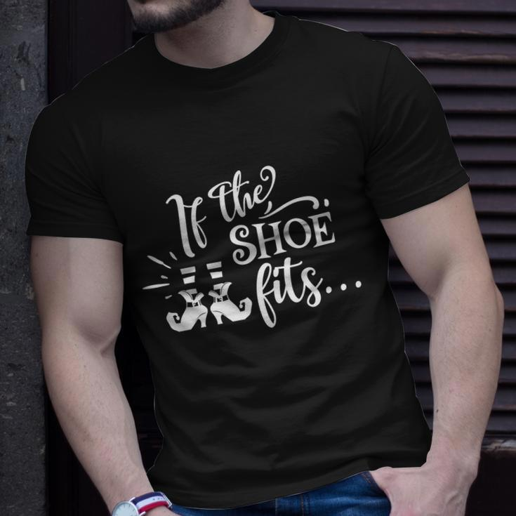 If The Shoe Fits Funny Halloween Quote Unisex T-Shirt Gifts for Him