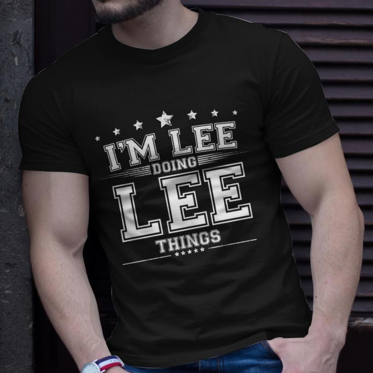 Im Lee Doing Lee Things Unisex T-Shirt Gifts for Him