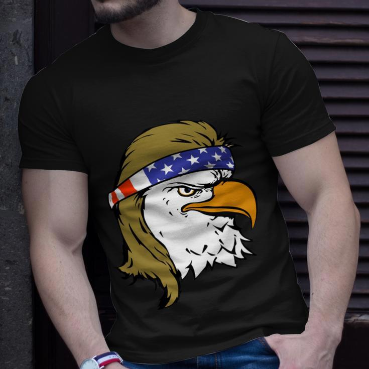 Independence 4Th Of July Usa American Flag Eagle Mullet Gift Unisex T-Shirt Gifts for Him