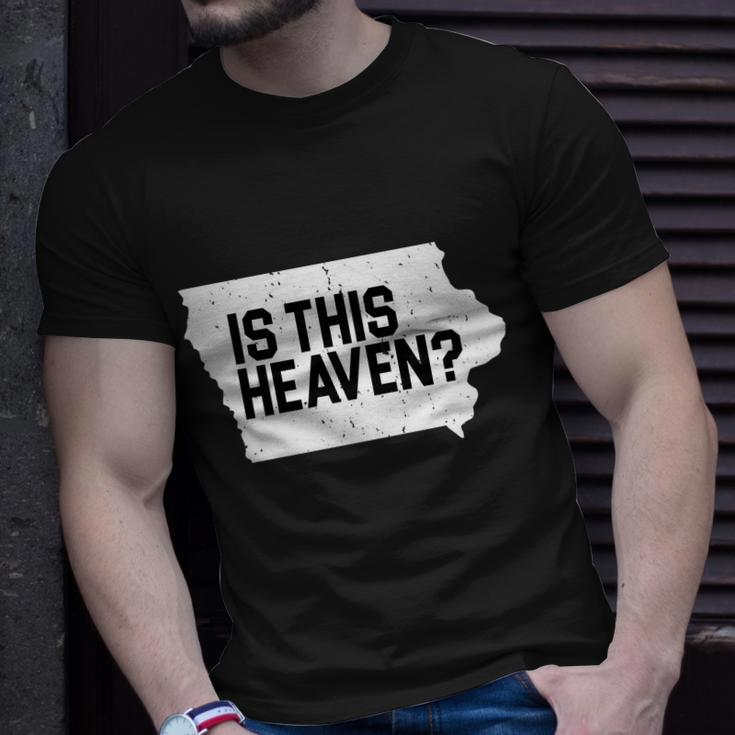 Is This Heaven Iowa Baseball Tshirt Unisex T-Shirt Gifts for Him