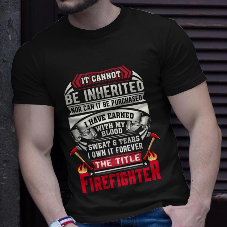 It Cannot Be Inherited Nor Can It Be Purchased Unisex T-Shirt Gifts for Him