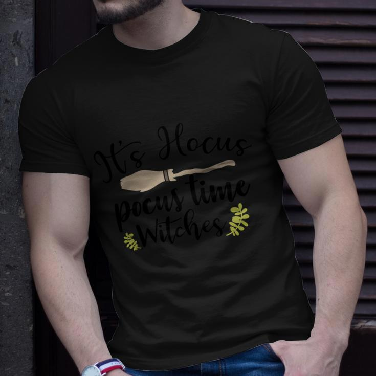 Its Hocus Pocus Time Witches Halloween Quote Unisex T-Shirt Gifts for Him