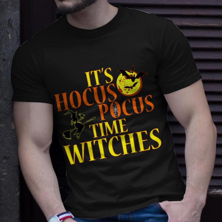 Its Hocus Pocus Time Witches Halloween Tshirt Unisex T-Shirt Gifts for Him