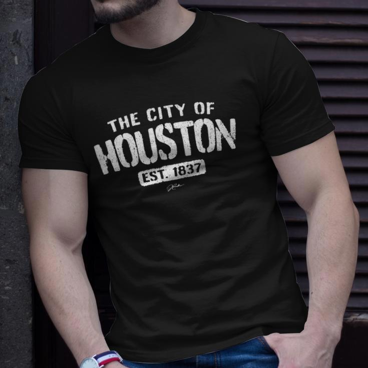 Jcombs Houston Texas Lone Star State Unisex T-Shirt Gifts for Him