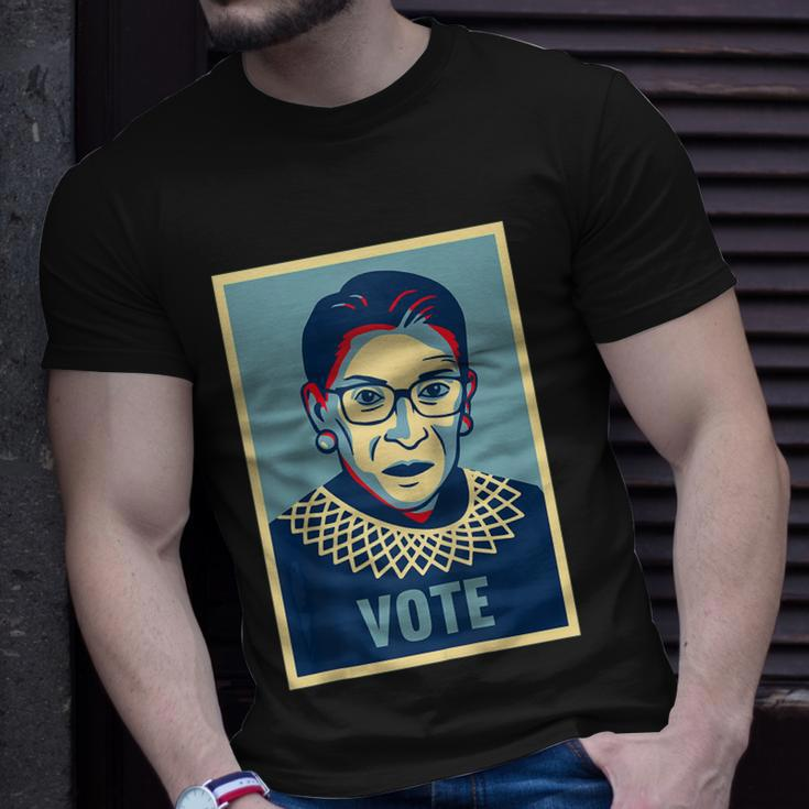 Jusice Ruth Bader Ginsburg Rbg Vote Voting Election Unisex T-Shirt Gifts for Him