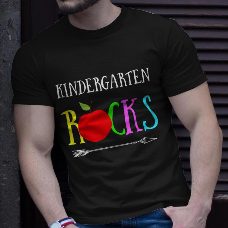 Kindergarten Rocks Toddlers Teacher Appreciation Last Day Cool Gift Unisex T-Shirt Gifts for Him