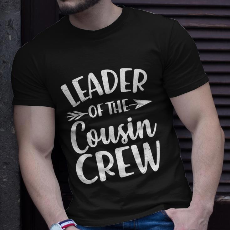 Leader Of The Cousin Crew Matching Family Shirts Tshirt Unisex T-Shirt Gifts for Him